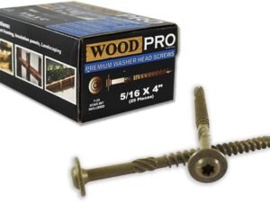 Wood Pro 5/16"x4" Wood Screw